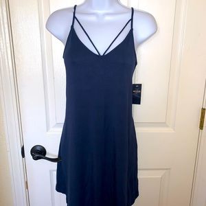 🌹New Hollister navy blue swing dress